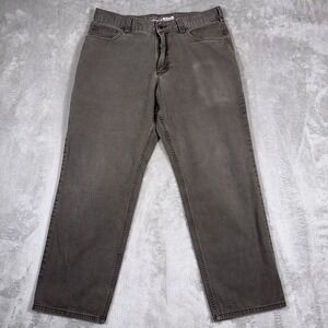 Carhartt Mens Rugged Flex Canvas Relaxed Fit Size 34x28 Vs. Tag 36x30 Brown